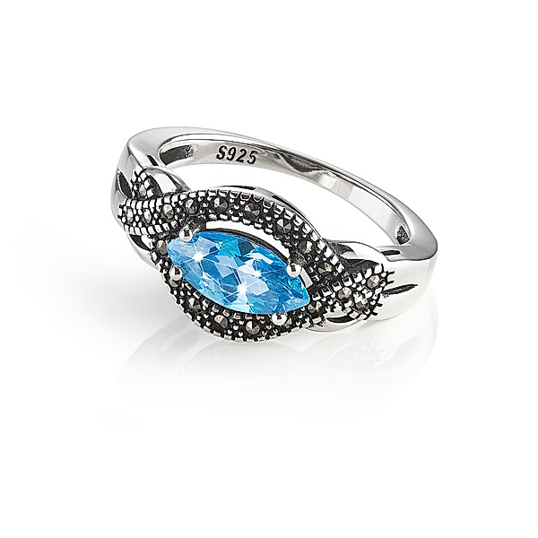 LdV Ring Bluetta 925 Silber (Größe: 18)