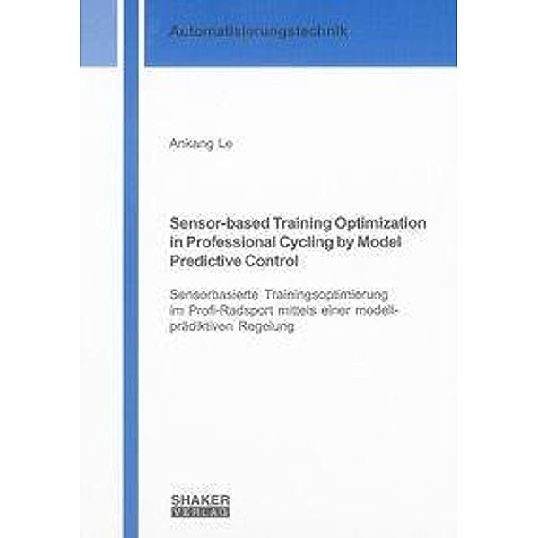 Le, A: Sensor-based Training Optimization in Professional Cy, Ankang Le