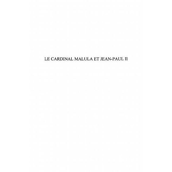 Le cardinal Malula et Jean-Paul II / Hors-collection, Mpisi Jean