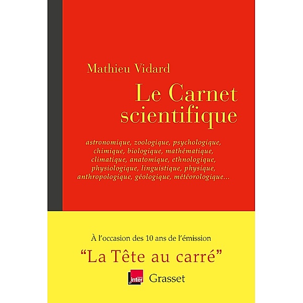 Le Carnet scientifique / Essai, Mathieu Vidard