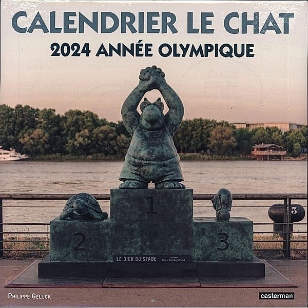 Le chat calendrier annee olympique 2024, Philippe Geluck