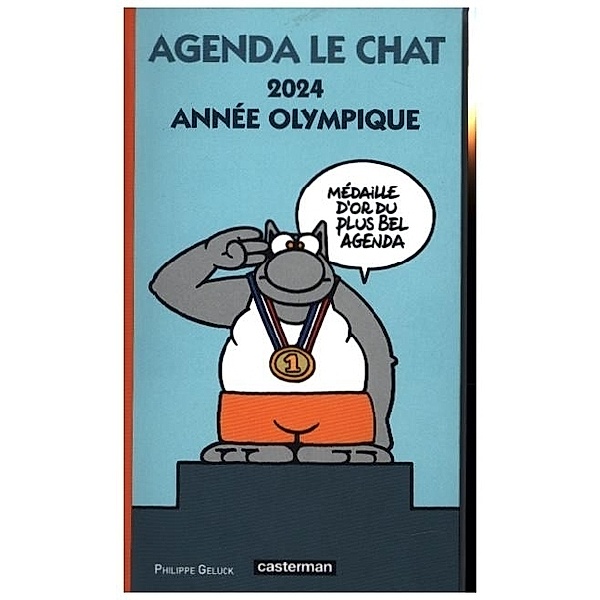 Le chat mini-agenda annee olympique 2024, Philippe Geluck