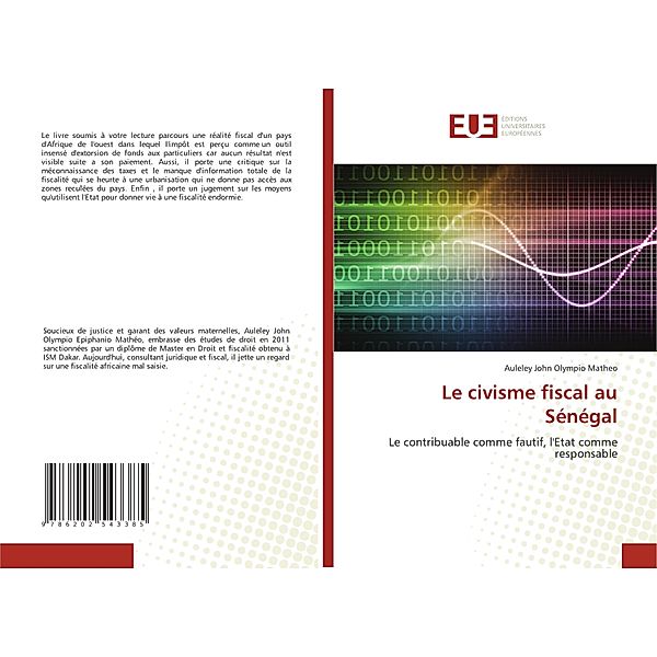 Le civisme fiscal au Sénégal, Auleley John Olympio Matheo