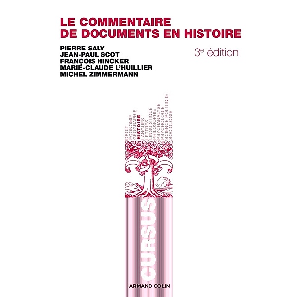 Le commentaire de documents en histoire / Cursus, Michel Zimmermann, Pierre Saly, Jean-Paul Scot, François Hincker, Marie-Claude L'Huillier