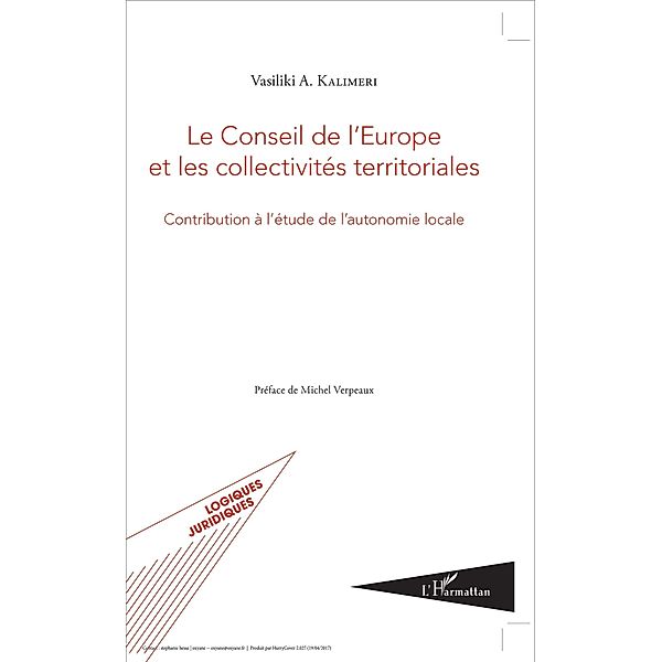 Le conseil de l'Europe et les collectivites territoriales, Kalimeri Vasiliki Kalimeri