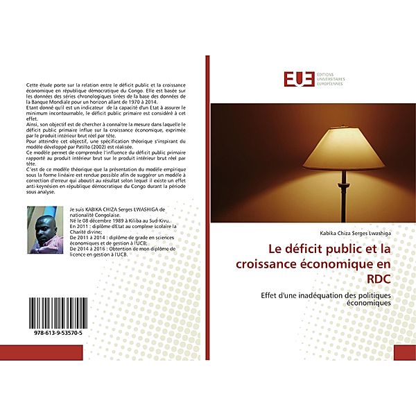 Le déficit public et la croissance économique en RDC, Kabika Chiza Serges Lwashiga