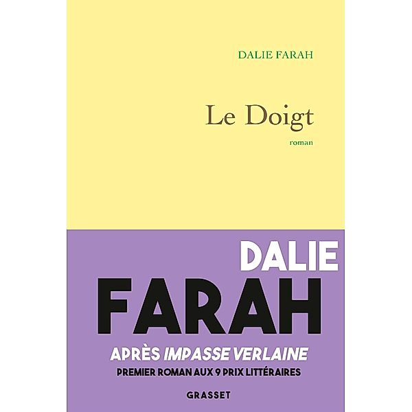 Le doigt / Littérature Française, Dalie Farah