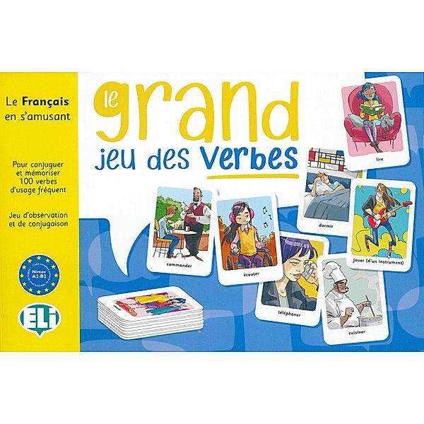 Klett Sprachen, Klett Sprachen GmbH Le Français en s'amusant - Le grand jeu des Verbes (Spiel)