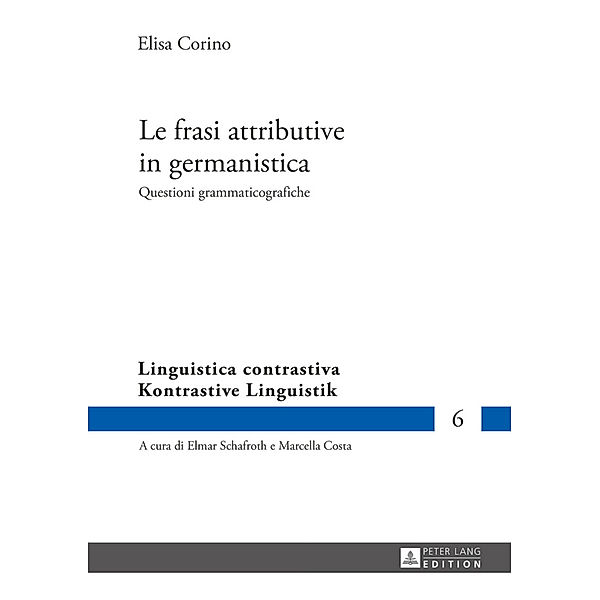 Le frasi attributive in germanistica, Elisa Corino