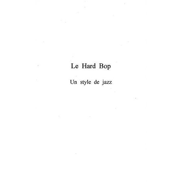 LE HARD BOP / Hors-collection, Roland Guillon