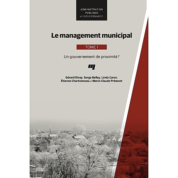 Le management municipal, Tome 1, Divay Gerard Divay