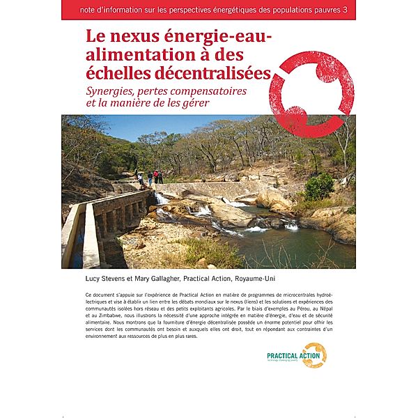 Le nexus énergie-eau-alimentation à des échelles décentralisées / Practical Action Publishing, Lucy Stevens