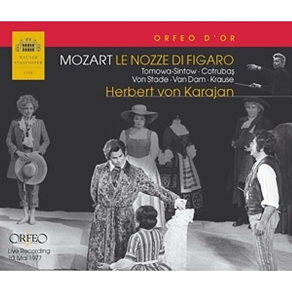 Le Nozze Di Figaro, Karajan, Tomowa-Sintow, Cotrubas, Von Stade, Van Dam