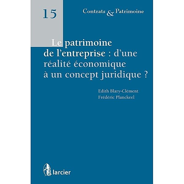 Le patrimoine de l'entreprise : d'une réalité économique à un concept juridique, Edith Blary - Clément, Frédéric Planckeel