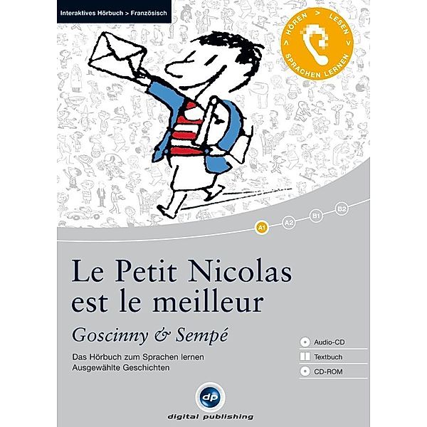 Le Petit Nicolas est le meilleur, 1 Audio-CD + 1 CD-ROM + Textbuch, Jean-Jacques Sempé, René Goscinny