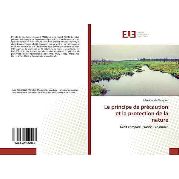 Le principe de précaution et la protection de la nature, Julio Alvarado Mosquera