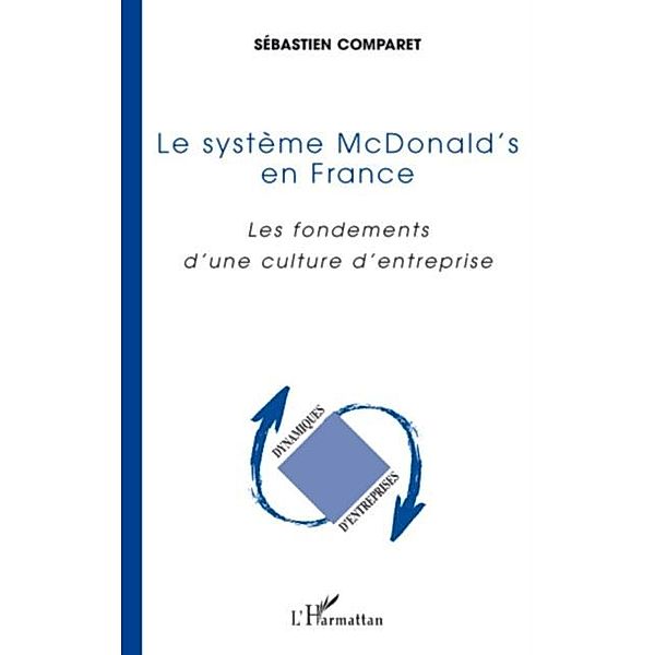 Le systEme mcdonald's en france - les fo / Hors-collection, Sebastien Comparet