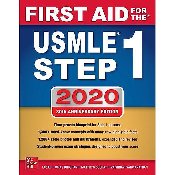 Le, T: First Aid for the USMLE Step 1 2020, Tao Le, Vikas Bhushan