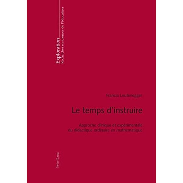 Le temps d'instruire, Francia Leutenegger