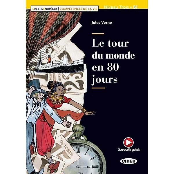 Le tour du monde en 80 jours, m. Audio-CD, Jules Verne