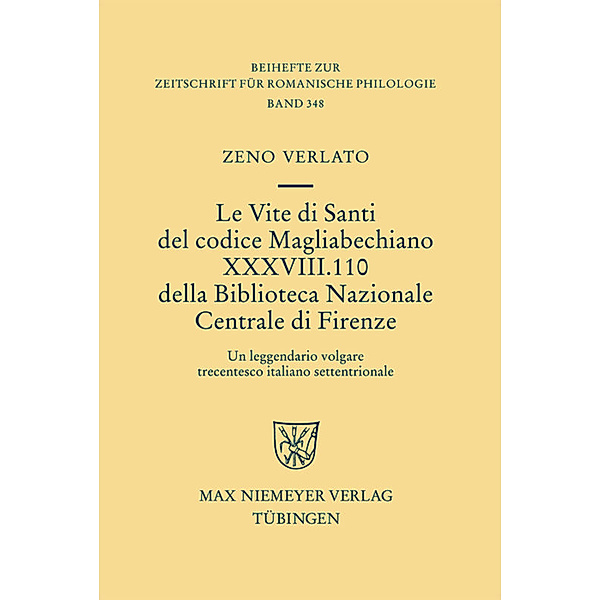 Le Vite di Santi del codice Magliabechiano XXXVIII. 110 della Biblioteca Nazionale Centrale di Firenze, Zeno Lorenzo Verlato