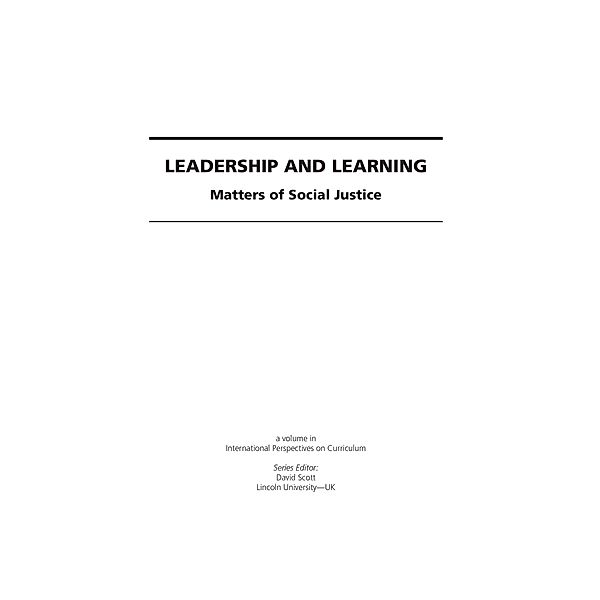 Leadership and Learning, Marlene Morrison