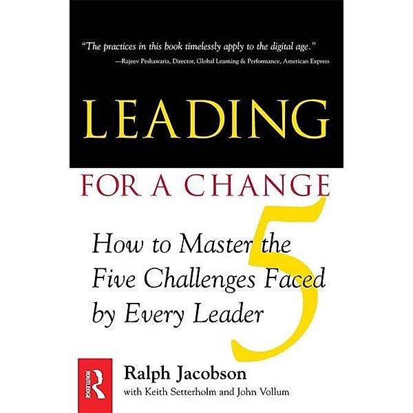 Leading for a Change, Ralph D. Jacobson