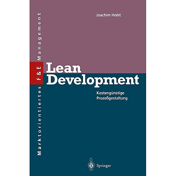 Lean Development / Innovations- und Technologiemanagement, Joachim Holst