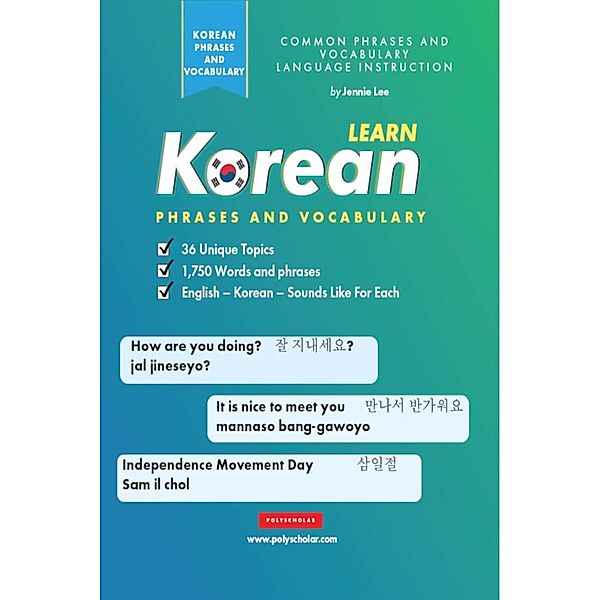 Learn Korean Phrases and Vocabulary, Jennie Lee