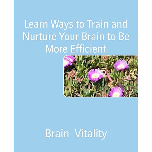 Learn Ways to Train and Nurture Your Brain to Be More Efficient, Brain Vitality
