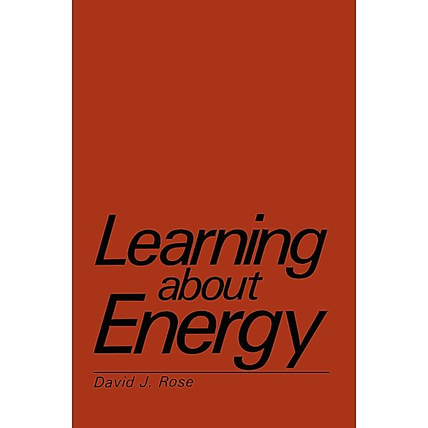 Learning about Energy, David J. Rose