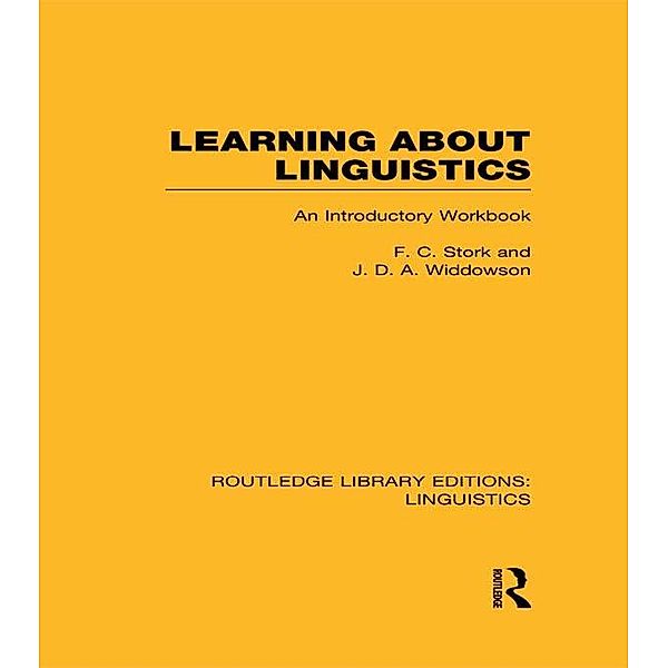 Learning about Linguistics, F. C. Stork, J. D. A. Widdowson