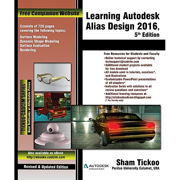 Learning Autodesk Alias Design 2016, Sham Tickoo
