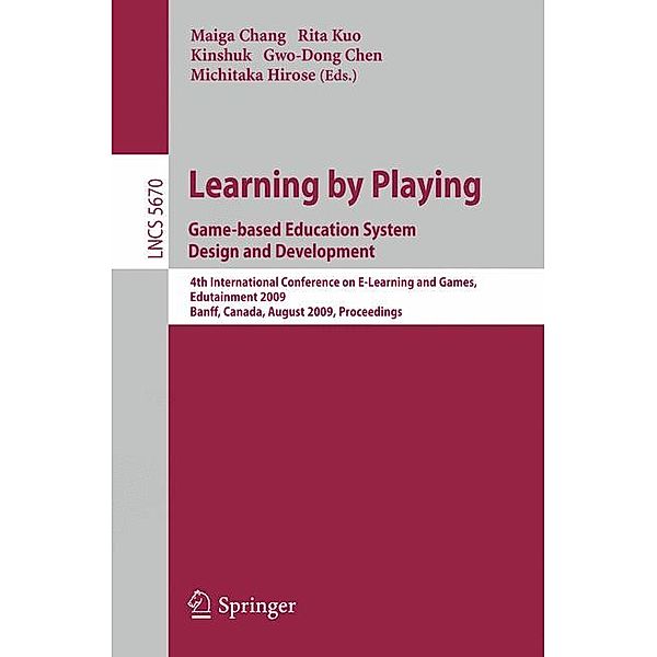 Learning by Playing. Game-based Education System Design and Development