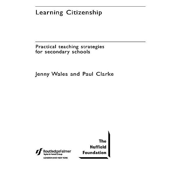 Learning Citizenship, Paul Clarke, Jenny Wales
