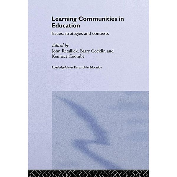 Learning Communities in Education / Routledge Research in Education