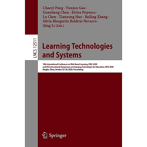 Learning Technologies and Systems / Lecture Notes in Computer Science Bd.12511