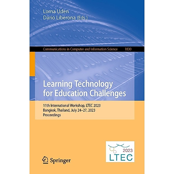 Learning Technology for Education Challenges / Communications in Computer and Information Science Bd.1830