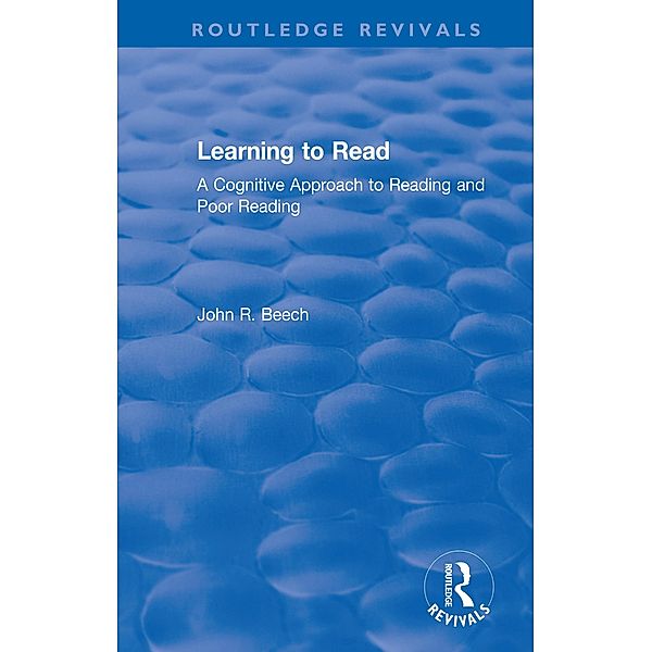 Learning to Read, John R. Beech