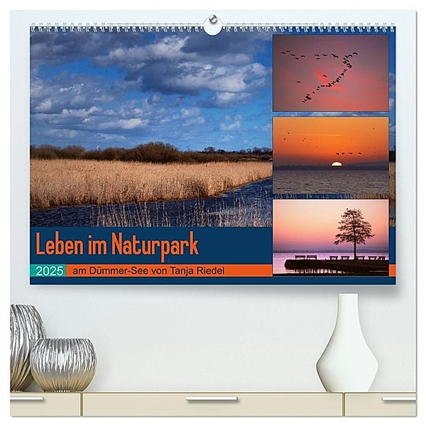 Leben am Naturpark um den Dümmer See (hochwertiger Premium Wandkalender 2025 DIN A2 quer), Kunstdruck in Hochglanz, Calvendo, Tanja Riedel