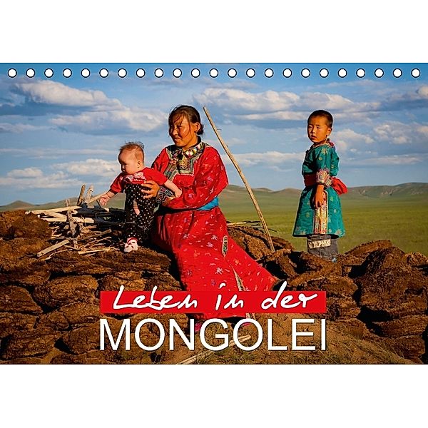 Leben in der Mongolei (Tischkalender 2014 DIN A5 quer), CALVENDO