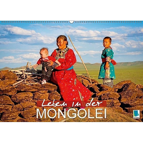 Leben in der Mongolei (Wandkalender 2017 DIN A2 quer), CALVENDO