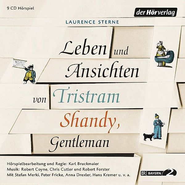 Leben und Ansichten von Tristram Shandy, Gentleman,9 Audio-CDs, Laurence Sterne
