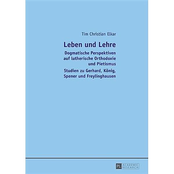 Leben und Lehre, Tim Christian Elkar