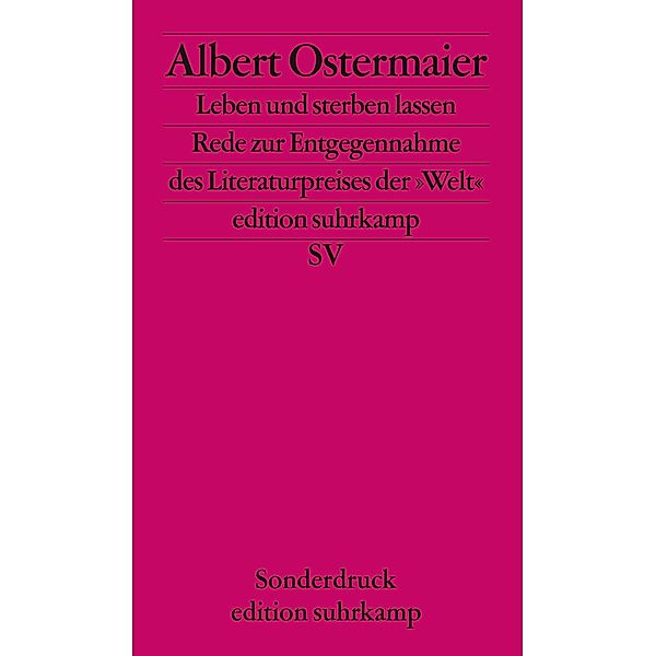 Leben und sterben lassen, Albert Ostermaier