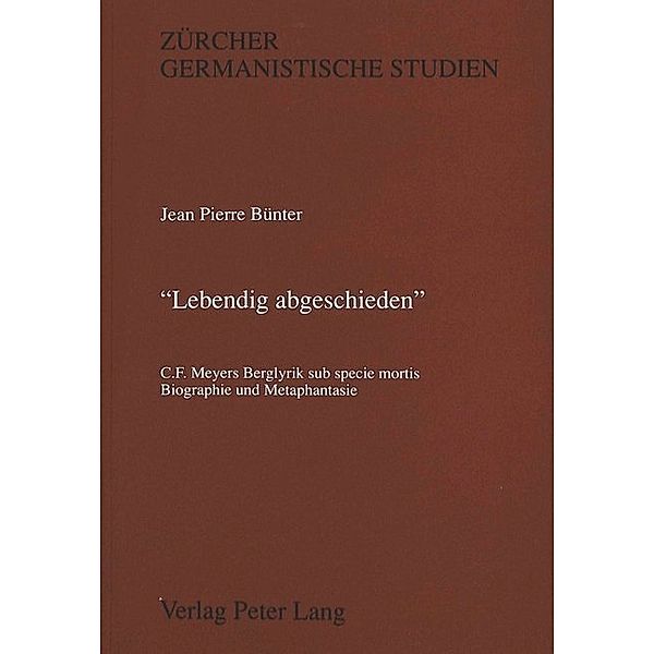 Lebendig abgeschieden, Jean Pierre Bünter