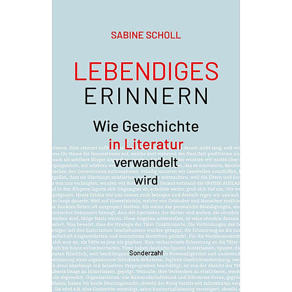 Lebendiges Erinnern, Sabine Scholl