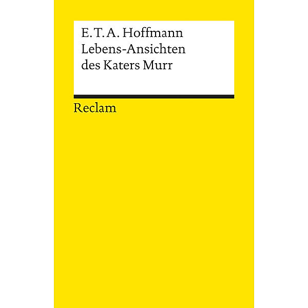 Lebensansichten des Katers Murr, E. T. A. Hoffmann