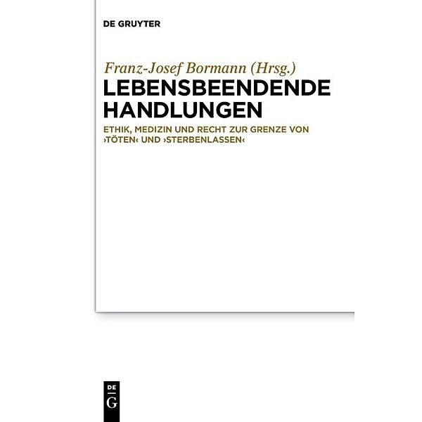 Lebensbeendende Handlungen