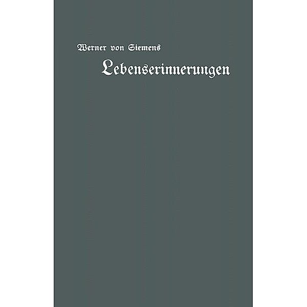 Lebenserinnerungen, Werner von Siemens